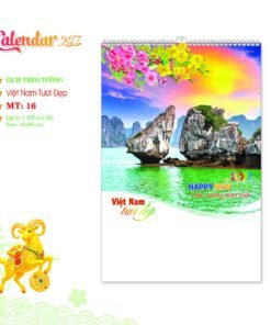 Lịch Treo Tường Lò Xo 2027 MT Mẫu MT16 (40 x 60cm) Bộ Quà Tặng Doanh Nghiệp Thủy Tinh & Lịch in logo doanh nghiệp quà tặng Tết tại Quà Tặng Thủy Tinh VN