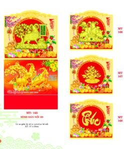 Lịch Treo Tường Lò Xo 2027 MT Mẫu MT168 (37 x 68cm) Bộ Quà Tặng Doanh Nghiệp Thủy Tinh & Lịch in logo doanh nghiệp quà tặng Tết tại Quà Tặng Thủy Tinh VN