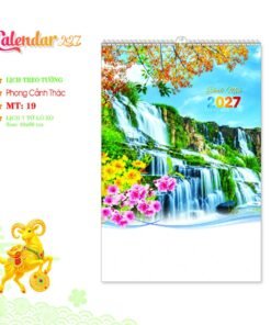 Lịch Treo Tường Lò Xo 2027 MT Mẫu MT19 (40 x 60 cm) Bộ Quà Tặng Doanh Nghiệp Thủy Tinh & Lịch in logo doanh nghiệp quà tặng Tết tại Quà Tặng Thủy Tinh VN