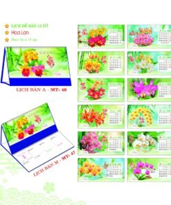 Lịch Để Bàn 2027 MT Mẫu MT46 (24 x 17cm) Bộ Quà Tặng Doanh Nghiệp Thủy Tinh & Lịch in logo doanh nghiệp quà tặng Tết tại Quà Tặng Thủy Tinh VN