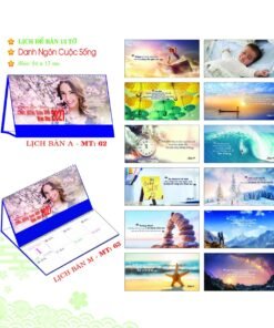 Lịch Để Bàn 2027 MT Mẫu MT62 (24 x 17cm) Bộ Quà Tặng Doanh Nghiệp Thủy Tinh & Lịch in logo doanh nghiệp quà tặng Tết tại Quà Tặng Thủy Tinh VN