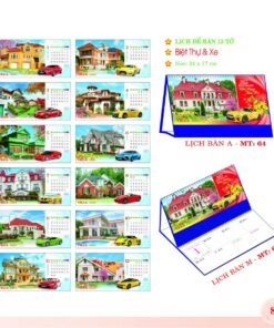 Lịch Để Bàn 2027 MT Mẫu MT65 (24 x 17cm) Bộ Quà Tặng Doanh Nghiệp Thủy Tinh & Lịch in logo doanh nghiệp quà tặng Tết tại Quà Tặng Thủy Tinh VN