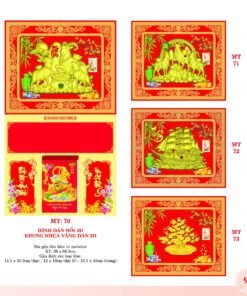Bìa Lò Xo Dán Bloc 2027 MT Mẫu MT72 - An Khang Thịnh Vượng (38 x 66 cm) Bộ Quà Tặng Doanh Nghiệp Thủy Tinh & Lịch in logo doanh nghiệp quà tặng Tết tại Quà Tặng Thủy Tinh VN