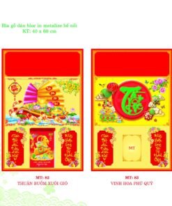 Lịch Bloc 2027 MT Mẫu MT83 (29 x 41 cm) Bộ Quà Tặng Doanh Nghiệp Thủy Tinh & Lịch in logo doanh nghiệp quà tặng Tết tại Quà Tặng Thủy Tinh VN