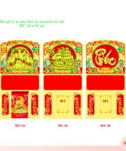 Bìa Lò Xo Dán Bloc 2027 MT Mẫu MT95 (30 x 60cm) Bộ Quà Tặng Doanh Nghiệp Thủy Tinh & Lịch in logo doanh nghiệp quà tặng Tết tại Quà Tặng Thủy Tinh VN