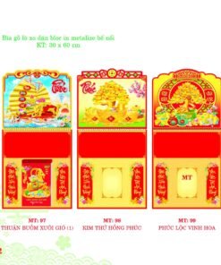 Bìa Lò Xo Dán Bloc 2027 MT Mẫu MT99 - Thuận Buồm Xuôi Gió (30 x 60cm) Bộ Quà Tặng Doanh Nghiệp Thủy Tinh & Lịch in logo doanh nghiệp quà tặng Tết tại Quà Tặng Thủy Tinh VN