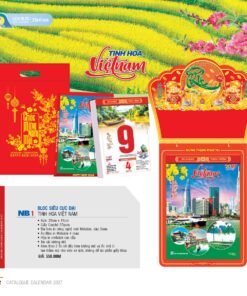 Lịch Bloc Siêu Cực Đại 2027 NB Mẫu NB1 (38 x 53 cm) Bộ Quà Tặng Doanh Nghiệp Thủy Tinh & Lịch in logo doanh nghiệp quà tặng Tết tại Quà Tặng Thủy Tinh VN