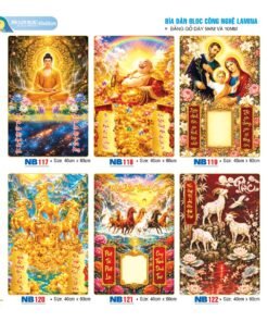 Bìa Lò Xo Dán Bloc 2027 NB Mẫu NB121 (40 x 60cm) Bộ Quà Tặng Doanh Nghiệp Thủy Tinh & Lịch in logo doanh nghiệp quà tặng Tết tại Quà Tặng Thủy Tinh VN