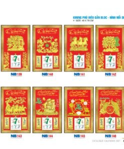 Lịch Bloc 2027 NB Mẫu NB144 (49  x  78 cm) Bộ Quà Tặng Doanh Nghiệp Thủy Tinh & Lịch in logo doanh nghiệp quà tặng Tết tại Quà Tặng Thủy Tinh VN