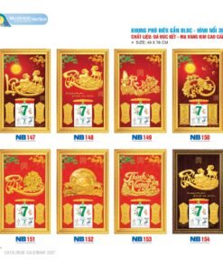 Lịch Bloc 2027 NB Mẫu NB147 (49 x 78cm) Bộ Quà Tặng Doanh Nghiệp Thủy Tinh & Lịch in logo doanh nghiệp quà tặng Tết tại Quà Tặng Thủy Tinh VN