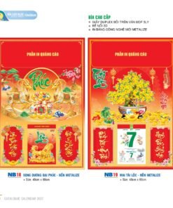 Lịch Bìa Treo 2027 NB Mẫu NB19 (40 x 60cm) Bộ Quà Tặng Doanh Nghiệp Thủy Tinh & Lịch in logo doanh nghiệp quà tặng Tết tại Quà Tặng Thủy Tinh VN