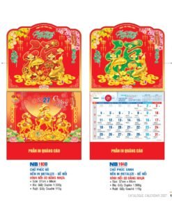 Lịch Bìa Treo 2027 NB Mẫu NB193D (29 x 41 cm) Bộ Quà Tặng Doanh Nghiệp Thủy Tinh & Lịch in logo doanh nghiệp quà tặng Tết tại Quà Tặng Thủy Tinh VN