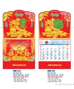 Lịch Bìa Treo 2027 NB Mẫu NB198D (29 x 41 cm) Bộ Quà Tặng Doanh Nghiệp Thủy Tinh & Lịch in logo doanh nghiệp quà tặng Tết tại Quà Tặng Thủy Tinh VN