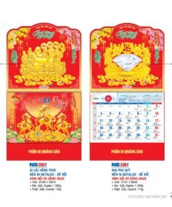 Lịch Bìa Treo 2027 NB Mẫu NB206T (29 x 41 cm) Bộ Quà Tặng Doanh Nghiệp Thủy Tinh & Lịch in logo doanh nghiệp quà tặng Tết tại Quà Tặng Thủy Tinh VN