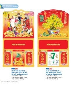 Lịch Treo Tường Lò Xo 2027 NB Mẫu NB212 (37 x 68cm) Bộ Quà Tặng Doanh Nghiệp Thủy Tinh & Lịch in logo doanh nghiệp quà tặng Tết tại Quà Tặng Thủy Tinh VN