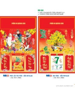Lịch Bloc 2027 NB Mẫu NB23 (29 x 41 cm) Bộ Quà Tặng Doanh Nghiệp Thủy Tinh & Lịch in logo doanh nghiệp quà tặng Tết tại Quà Tặng Thủy Tinh VN