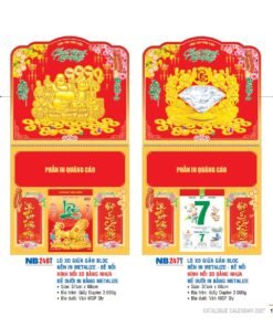 Lịch Treo Tường Lò Xo 2027 NB Mẫu NB247T (40 x 60 cm) Bộ Quà Tặng Doanh Nghiệp Thủy Tinh & Lịch in logo doanh nghiệp quà tặng Tết tại Quà Tặng Thủy Tinh VN
