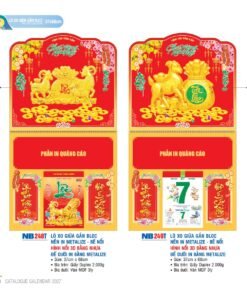 Lịch Treo Tường Lò Xo 2027 NB Mẫu NB248T (37 x 68cm) Bộ Quà Tặng Doanh Nghiệp Thủy Tinh & Lịch in logo doanh nghiệp quà tặng Tết tại Quà Tặng Thủy Tinh VN