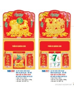 Lịch Treo Tường Lò Xo 2027 NB Mẫu NB251T (40 x 60 cm) Bộ Quà Tặng Doanh Nghiệp Thủy Tinh & Lịch in logo doanh nghiệp quà tặng Tết tại Quà Tặng Thủy Tinh VN