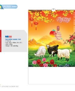Lịch Treo Tường Lò Xo 2027 NB Mẫu NB252 (16 x 25 cm) Bộ Quà Tặng Doanh Nghiệp Thủy Tinh & Lịch in logo doanh nghiệp quà tặng Tết tại Quà Tặng Thủy Tinh VN