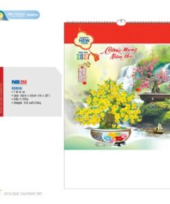 Lịch Treo Tường Lò Xo 2027 NB Mẫu NB253 (16 x 25 cm) Bộ Quà Tặng Doanh Nghiệp Thủy Tinh & Lịch in logo doanh nghiệp quà tặng Tết tại Quà Tặng Thủy Tinh VN