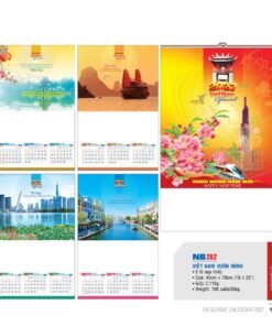 Lịch Treo Tường Nẹp Thiếc 2027 NB Mẫu NB262 (18 x 28 cm) Bộ Quà Tặng Doanh Nghiệp Thủy Tinh & Lịch in logo doanh nghiệp quà tặng Tết tại Quà Tặng Thủy Tinh VN