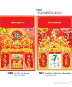 Lịch Bìa Treo 2027 NB Mẫu NB28 (29 x 41 cm) Bộ Quà Tặng Doanh Nghiệp Thủy Tinh & Lịch in logo doanh nghiệp quà tặng Tết tại Quà Tặng Thủy Tinh VN
