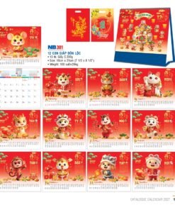 Lịch Bloc 2027 NB Mẫu NB301 (31 x 202 cm) Bộ Quà Tặng Doanh Nghiệp Thủy Tinh & Lịch in logo doanh nghiệp quà tặng Tết tại Quà Tặng Thủy Tinh VN
