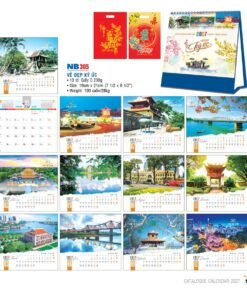 Lịch Bloc 2027 NB Mẫu NB305 (29 x 41 cm) Bộ Quà Tặng Doanh Nghiệp Thủy Tinh & Lịch in logo doanh nghiệp quà tặng Tết tại Quà Tặng Thủy Tinh VN