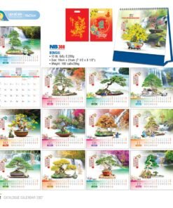 Lịch Bloc 2027 NB Mẫu NB308 (19 x 21cm) Bộ Quà Tặng Doanh Nghiệp Thủy Tinh & Lịch in logo doanh nghiệp quà tặng Tết tại Quà Tặng Thủy Tinh VN