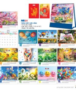 Lịch Bloc 2027 NB Mẫu NB311 (29 x 41 cm) Bộ Quà Tặng Doanh Nghiệp Thủy Tinh & Lịch in logo doanh nghiệp quà tặng Tết tại Quà Tặng Thủy Tinh VN
