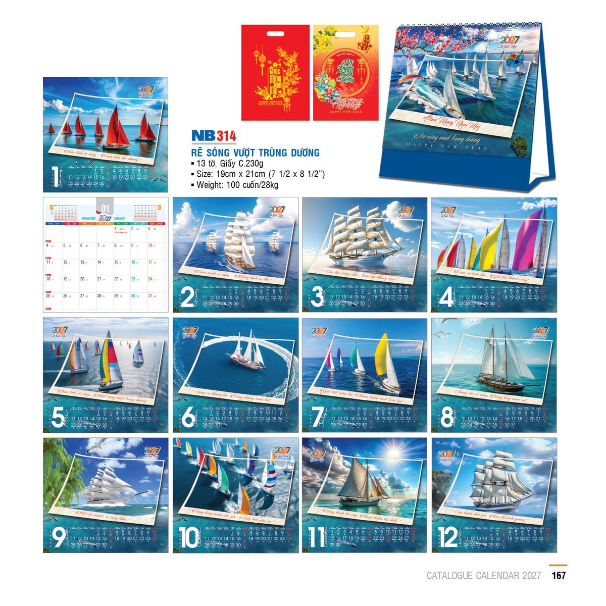 Lịch Bloc 2027 NB Mẫu NB314 (31 x 202 cm) Bộ Quà Tặng Doanh Nghiệp Thủy Tinh & Lịch Lịch Bloc 2027 NB Mẫu NB314 (31 x 202 cm) Bộ Quà Tặng Doanh Nghiệp Thủy Tinh & Lịch in logo doanh nghiệp quà tặng Tết tại Quà Tặng Thủy Tinh VN