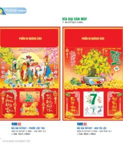 Lịch Bìa Treo 2027 NB Mẫu NB32 (40 x 60cm) Bộ Quà Tặng Doanh Nghiệp Thủy Tinh & Lịch in logo doanh nghiệp quà tặng Tết tại Quà Tặng Thủy Tinh VN
