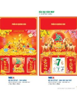 Lịch Bìa Treo 2027 NB Mẫu NB34 (29 x 41 cm) Bộ Quà Tặng Doanh Nghiệp Thủy Tinh & Lịch in logo doanh nghiệp quà tặng Tết tại Quà Tặng Thủy Tinh VN