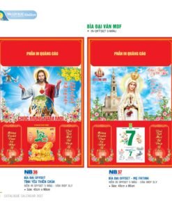 Lịch Bìa Treo 2027 NB Mẫu NB36 (40 x 60cm) Bộ Quà Tặng Doanh Nghiệp Thủy Tinh & Lịch in logo doanh nghiệp quà tặng Tết tại Quà Tặng Thủy Tinh VN