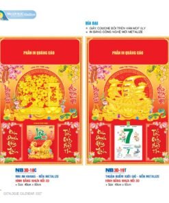 Lịch Bìa Treo 2027 NB Mẫu NB3D18C (40 x 60cm) Bộ Quà Tặng Doanh Nghiệp Thủy Tinh & Lịch in logo doanh nghiệp quà tặng Tết tại Quà Tặng Thủy Tinh VN