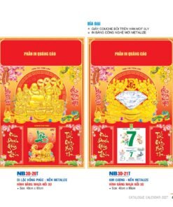 Lịch Bìa Treo 2027 NB Mẫu NB3D20T (29 x 41 cm) Bộ Quà Tặng Doanh Nghiệp Thủy Tinh & Lịch in logo doanh nghiệp quà tặng Tết tại Quà Tặng Thủy Tinh VN