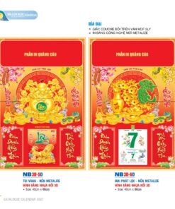 Lịch Bìa Treo 2027 NB Mẫu NB3D6D (40 x 60cm) Bộ Quà Tặng Doanh Nghiệp Thủy Tinh & Lịch in logo doanh nghiệp quà tặng Tết tại Quà Tặng Thủy Tinh VN