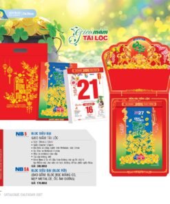 Lịch Bloc Siêu Đại 2027 NB Mẫu NB5A (20 x 30cm) Bộ Quà Tặng Doanh Nghiệp Thủy Tinh & Lịch in logo doanh nghiệp quà tặng Tết tại Quà Tặng Thủy Tinh VN