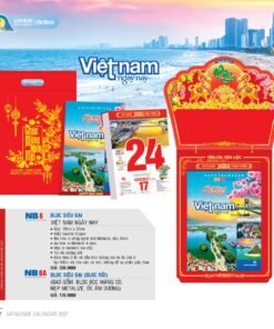 Lịch Bloc Siêu Đại 2027 NB Mẫu NB6A (20 x 30cm) Bộ Quà Tặng Doanh Nghiệp Thủy Tinh & Lịch in logo doanh nghiệp quà tặng Tết tại Quà Tặng Thủy Tinh VN