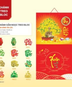 Lịch Bloc 2027 NHA Mẫu NHA70 (32 x 58cm) Bộ Quà Tặng Doanh Nghiệp Thủy Tinh & Lịch in logo doanh nghiệp quà tặng Tết tại Quà Tặng Thủy Tinh VN