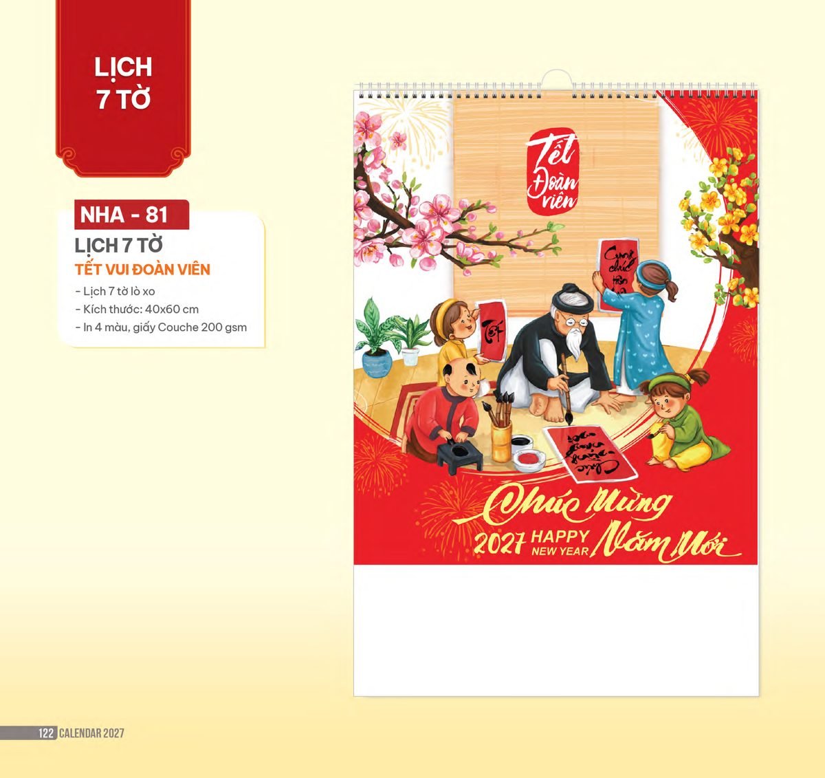 Lịch Bloc 2027 NHA Mẫu NHA81 (29 x 41 cm) Bộ Quà Tặng Doanh Nghiệp Thủy Tinh & Lịch Lịch Bloc 2027 NHA Mẫu NHA81 (29 x 41 cm) Bộ Quà Tặng Doanh Nghiệp Thủy Tinh & Lịch in logo doanh nghiệp quà tặng Tết tại Quà Tặng Thủy Tinh VN