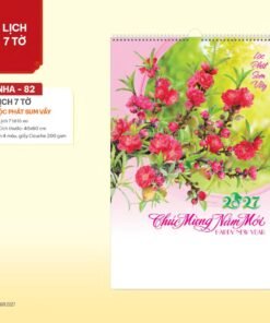 Lịch Bloc 2027 NHA Mẫu NHA82 (29 x 41 cm) Bộ Quà Tặng Doanh Nghiệp Thủy Tinh & Lịch in logo doanh nghiệp quà tặng Tết tại Quà Tặng Thủy Tinh VN