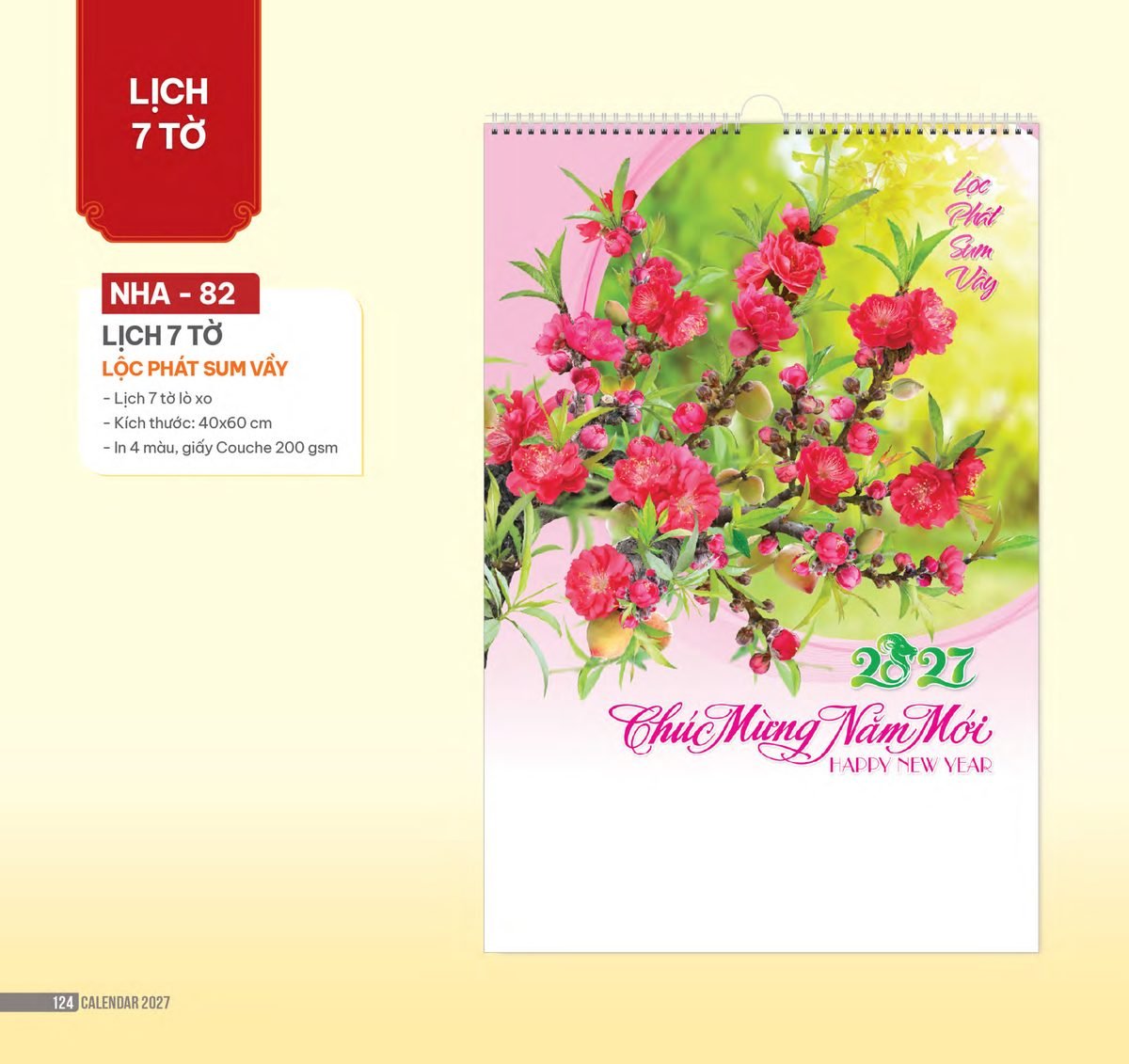 Lịch Bloc 2027 NHA Mẫu NHA82 (29 x 41 cm) Bộ Quà Tặng Doanh Nghiệp Thủy Tinh & Lịch Lịch Bloc 2027 NHA Mẫu NHA82 (29 x 41 cm) Bộ Quà Tặng Doanh Nghiệp Thủy Tinh & Lịch in logo doanh nghiệp quà tặng Tết tại Quà Tặng Thủy Tinh VN