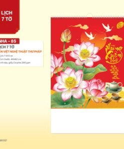 Lịch Treo Tường Lò Xo 2027 NHA Mẫu NHA85 (40 x 60cm) Bộ Quà Tặng Doanh Nghiệp Thủy Tinh & Lịch in logo doanh nghiệp quà tặng Tết tại Quà Tặng Thủy Tinh VN