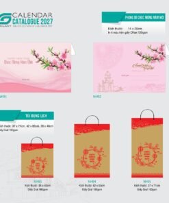 Lịch Bloc 2027 NH Mẫu NH84 (14 x 20cm) Bộ Quà Tặng Doanh Nghiệp Thủy Tinh & Lịch in logo doanh nghiệp quà tặng Tết tại Quà Tặng Thủy Tinh VN