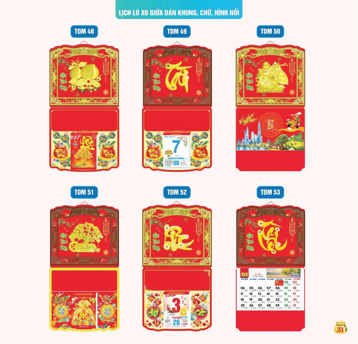 Lịch Bloc Siêu Cực Đại 2027 TDM28 Bộ Quà Tặng Doanh Nghiệp Thủy Tinh & Lịch