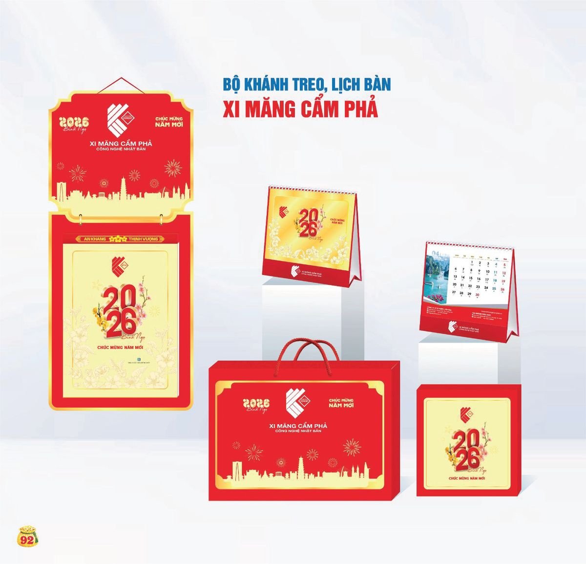 Lịch Bloc Siêu Cực Đại 2027 TDM89 Bộ Quà Tặng Doanh Nghiệp Thủy Tinh & Lịch