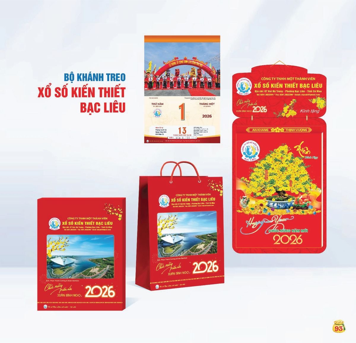 Lịch Bloc Siêu Cực Đại 2027 TDM90 Bộ Quà Tặng Doanh Nghiệp Thủy Tinh & Lịch