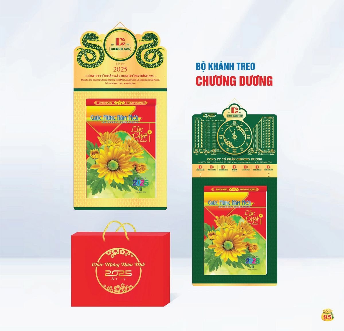 Lịch Bloc Siêu Cực Đại 2027 TDM92 Bộ Quà Tặng Doanh Nghiệp Thủy Tinh & Lịch